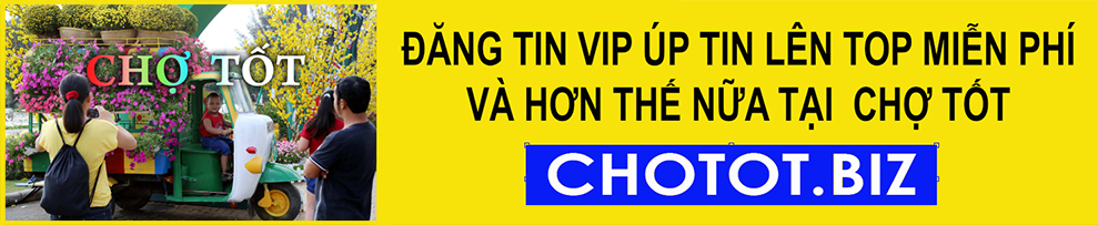 ĐĂNG TIN VIP ÚP TIN LÊN TOP MIỄN PHÍ VÀ HƠN THẾ NỮA VỚI CHOTOT.BIZ